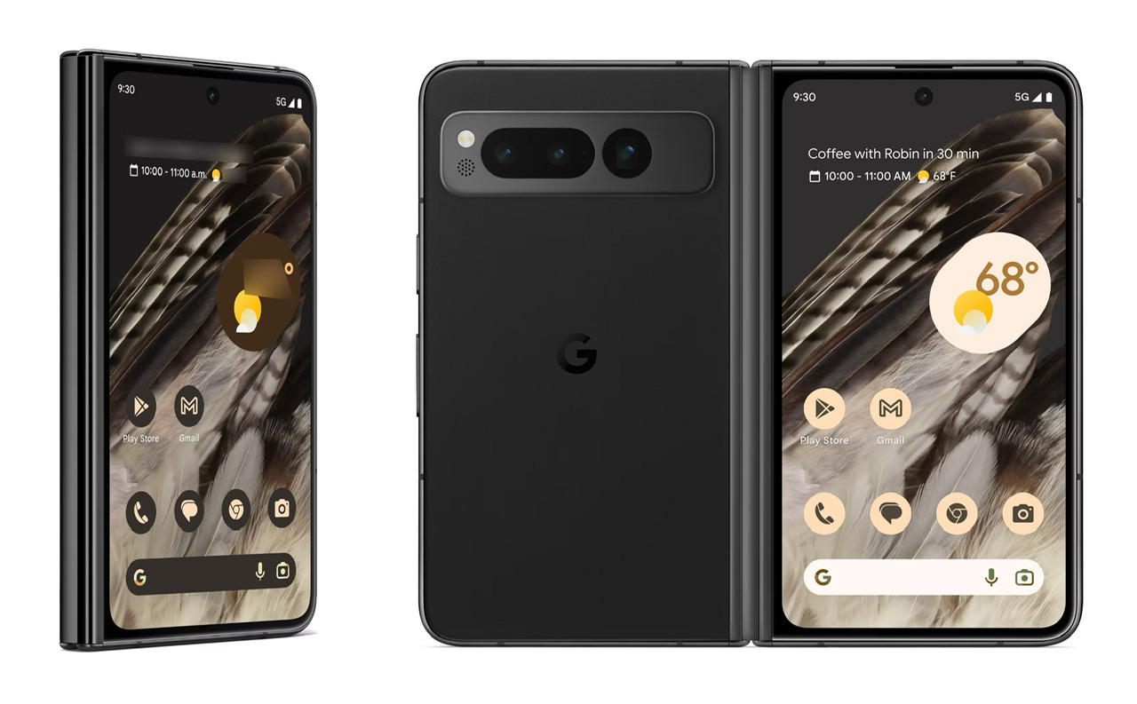 Google Pixel Fold chính thức: Cụm camera đặc trưng Google, bản lề chống nước IPX8, giá từ 1.799$