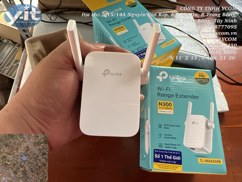 TL-WA855RE Bộ mở rộng sóng Wi-Fi tốc độ 300Mbps