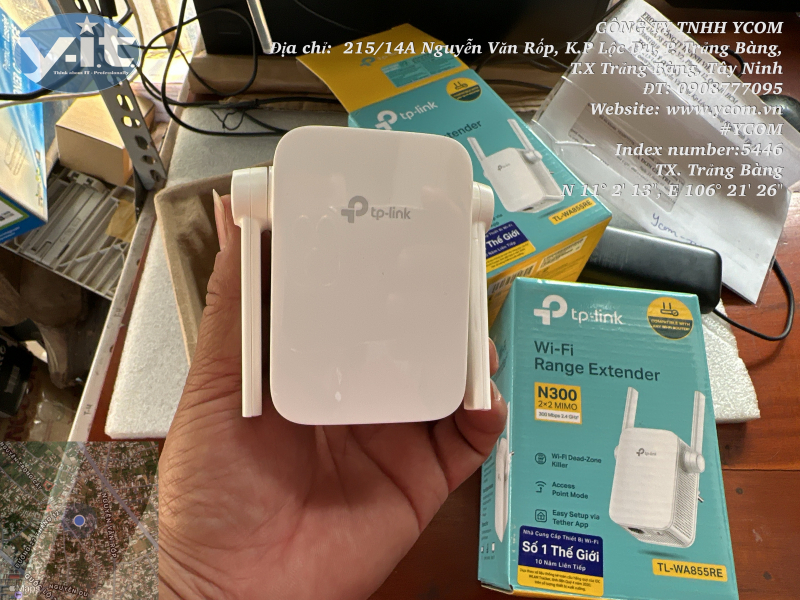 TL-WA855RE Bộ mở rộng sóng Wi-Fi tốc độ 300Mbps