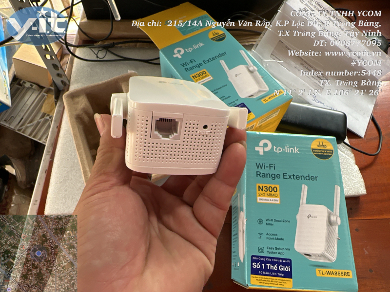 TL-WA855RE Bộ mở rộng sóng Wi-Fi tốc độ 300Mbps