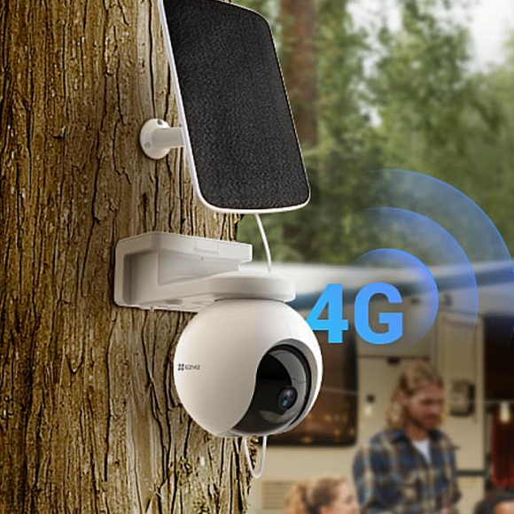 CAMERA 4G SỬ DỤNG ĐIỆN NĂNG LƯỢNG MẶT TRỜI EZVIZ EB8 CHUYÊN DỤNG