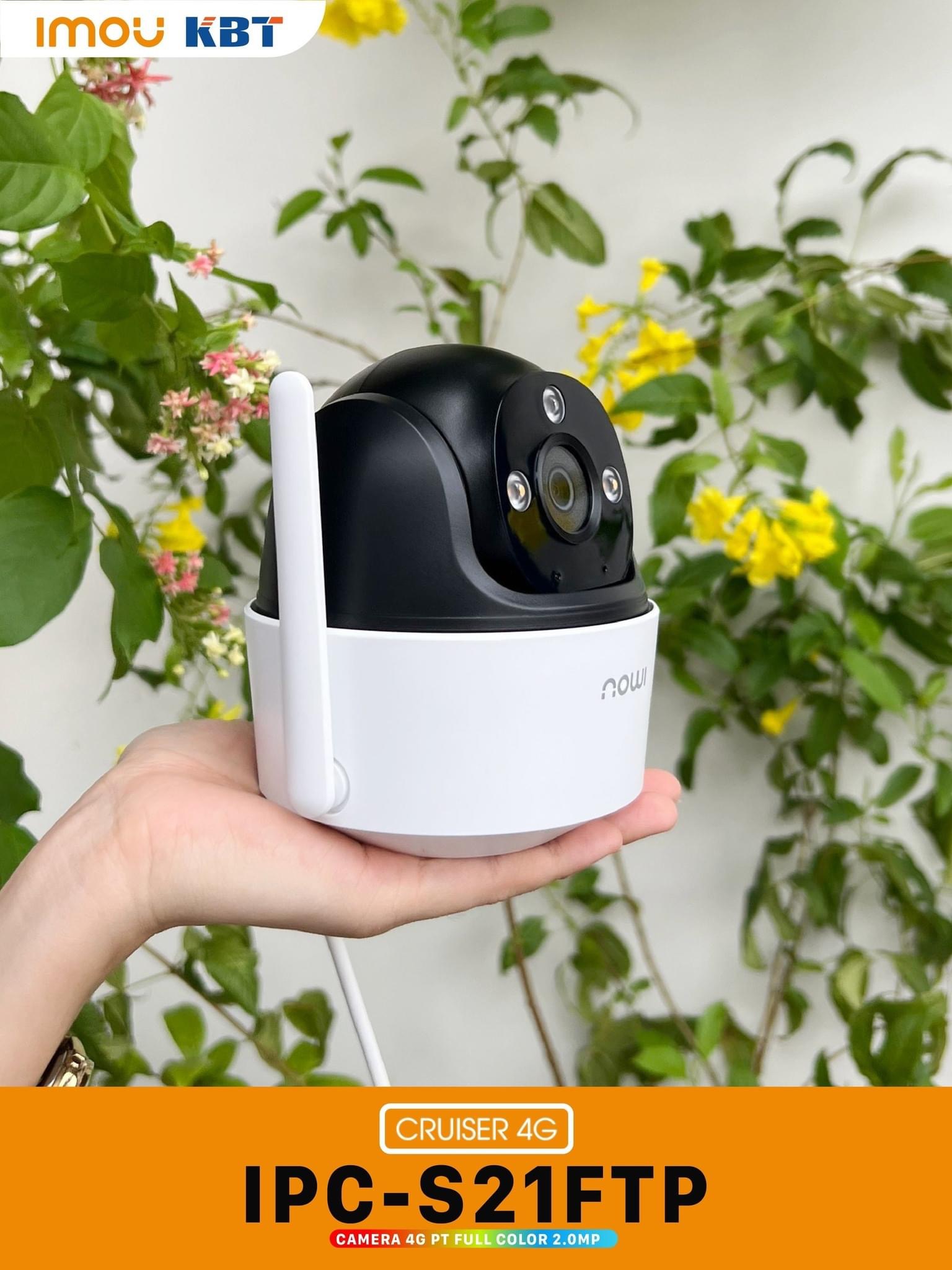 Camera Wifi PT Full Color 2MP iMOU IPC-S21FTP kết nối 4G