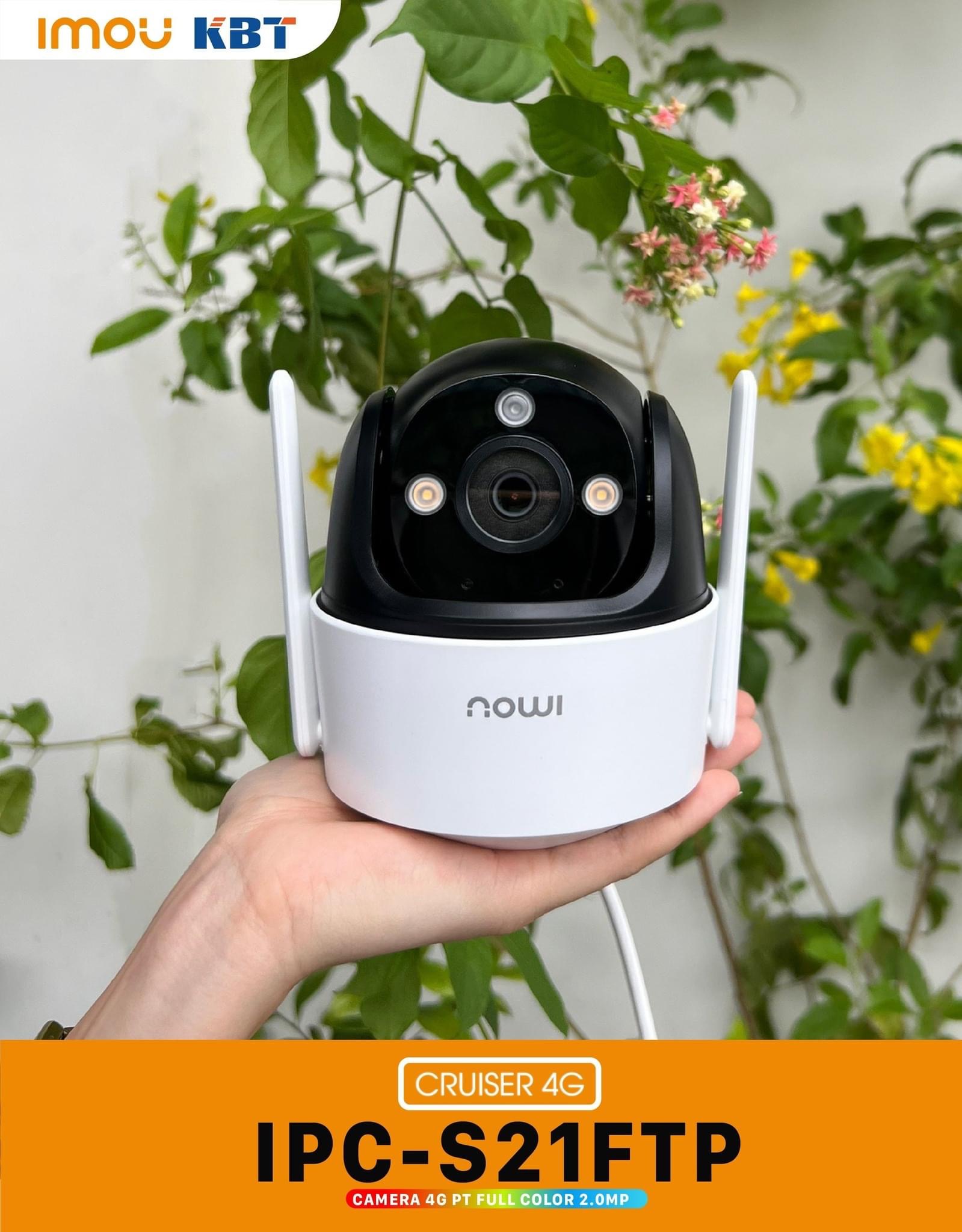 Camera Wifi PT Full Color 2MP iMOU IPC-S21FTP kết nối 4G