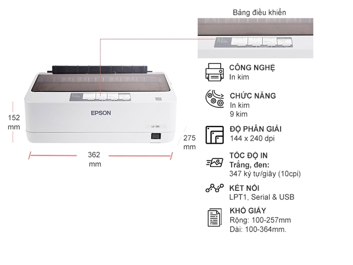 Máy in kim Epson LX-310