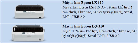 Máy in kim Epson LX-310