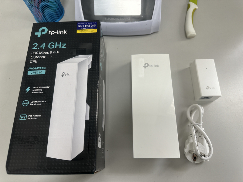 Access Point – Bộ phát WiFi Ngoài Trời TP-Link CPE210 9dBi 300Mbps Băng Tần 2.4GHz