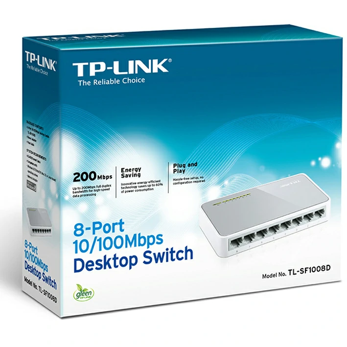 TL-SF1008D Bộ Chia Tín Hiệu Để Bàn 8 cổng 10/100Mbps