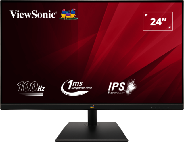 Màn hình LCD Viewsonic 23.8 VA2432-H 100HZ (1920x1080/ IPS/ 100Hz/ 1ms)