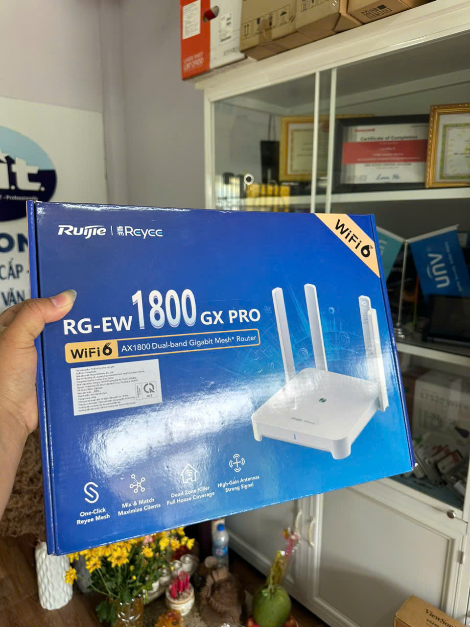 Router Wifi 6 MESH RUIJIE RG-EW1800GX PRO